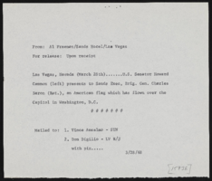 Sands Hotel convention attendees: photographs and correspondence