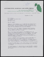 Mobil Oil convention at the Sands Hotel: correspondence and clippings