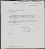 World Congress of Flight at the Sands Hotel: correspondence, schedules, and photographs
