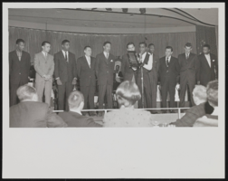 Sands Hotel baseball team: black-and-white photographs