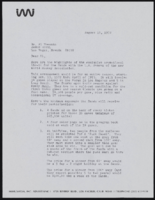 Sands Hotel promotional tie-in with the Los Angeles Sharks hockey team: letter