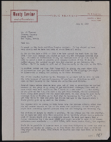 Miss Houston: Correspondence