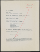 Luncheons at the Sands Hotel: photographs and planning records