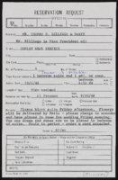 Weddings at the Sands Hotel: correspondence, planning records, and photographs