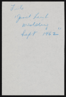 Wedding of Janet Leigh and Robert Brandt: photographs