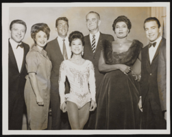 Political figures at the Sands Hotel: photographs