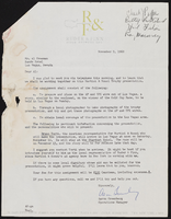 Gold Cup Races: Sands Hotel correspondence and photographs