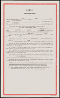 Furnished house lease between Jack Entratter and Al Freeman