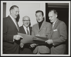 Vic Damone, Phil Harris, Bing Crosby, and Jack Entratter: photographs