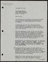 Al Freeman, Sands Hotel Advertising and Promotion Director: correspondence
