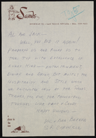 Al Freeman, Sands Hotel Advertising and Promotion Director: incoming correspondence