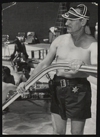 Actor David Niven at the Sands Hotel: photograph