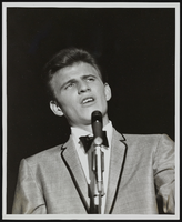Singer Bobby Rydell performing at the Sands Hotel: photographs