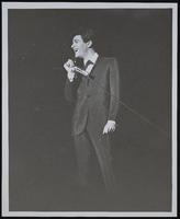 Singer Tommy Sands performing at the Sands Hotel: photographs