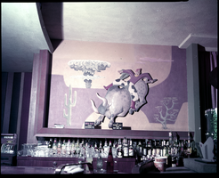 Bar and lounge inside the Sands Hotel: photographs