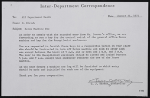 Sands Hotel Controller Charles Hirsch: correspondence and photographs