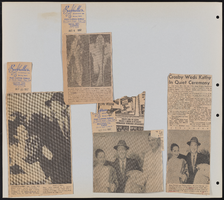 The Sands News Bureau Scrapbook 1 of 5: newspaper clippings