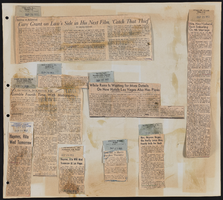 The Sands News Bureau Scrapbook 3 of 5: newspaper clippings