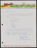 Red Skelton appearance at the Illinois State Fair: correspondence and photographs