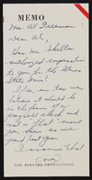 Red Skelton appearance at the Du Quoin (Illinois) State Fair: correspondence