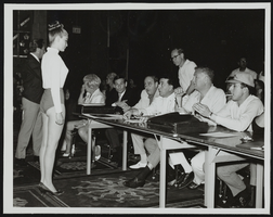 Louis Prima auditioning Celebrity Girls: photographs