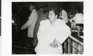 Photograph of "Olivia" at Elks Bar, circa 1950