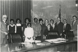 Photograph of the City of North Las Vegas Oath of Office Ceremony, January 15, 1973