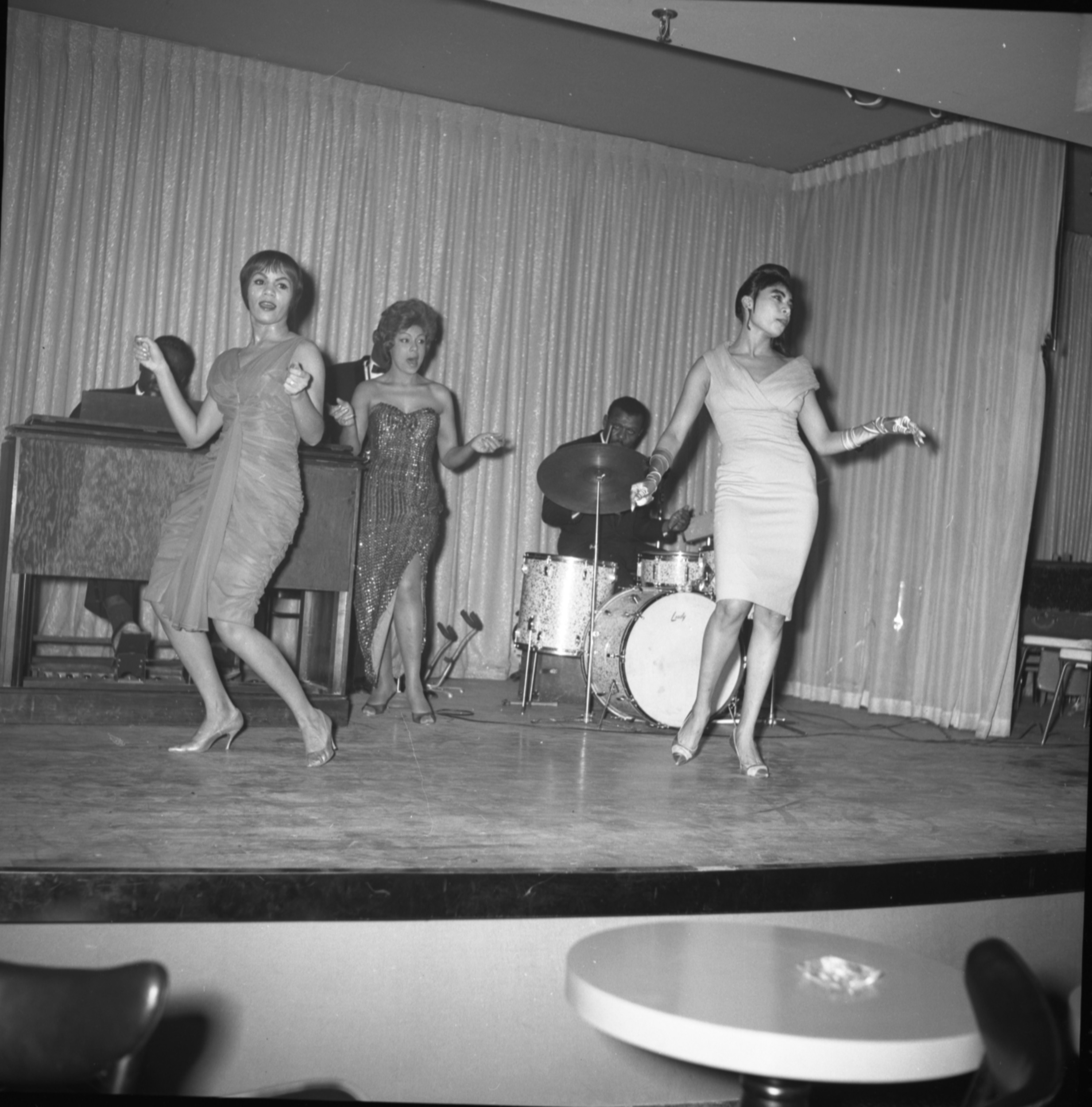 Film negative of the Carver House talent show, January 24, 1962
