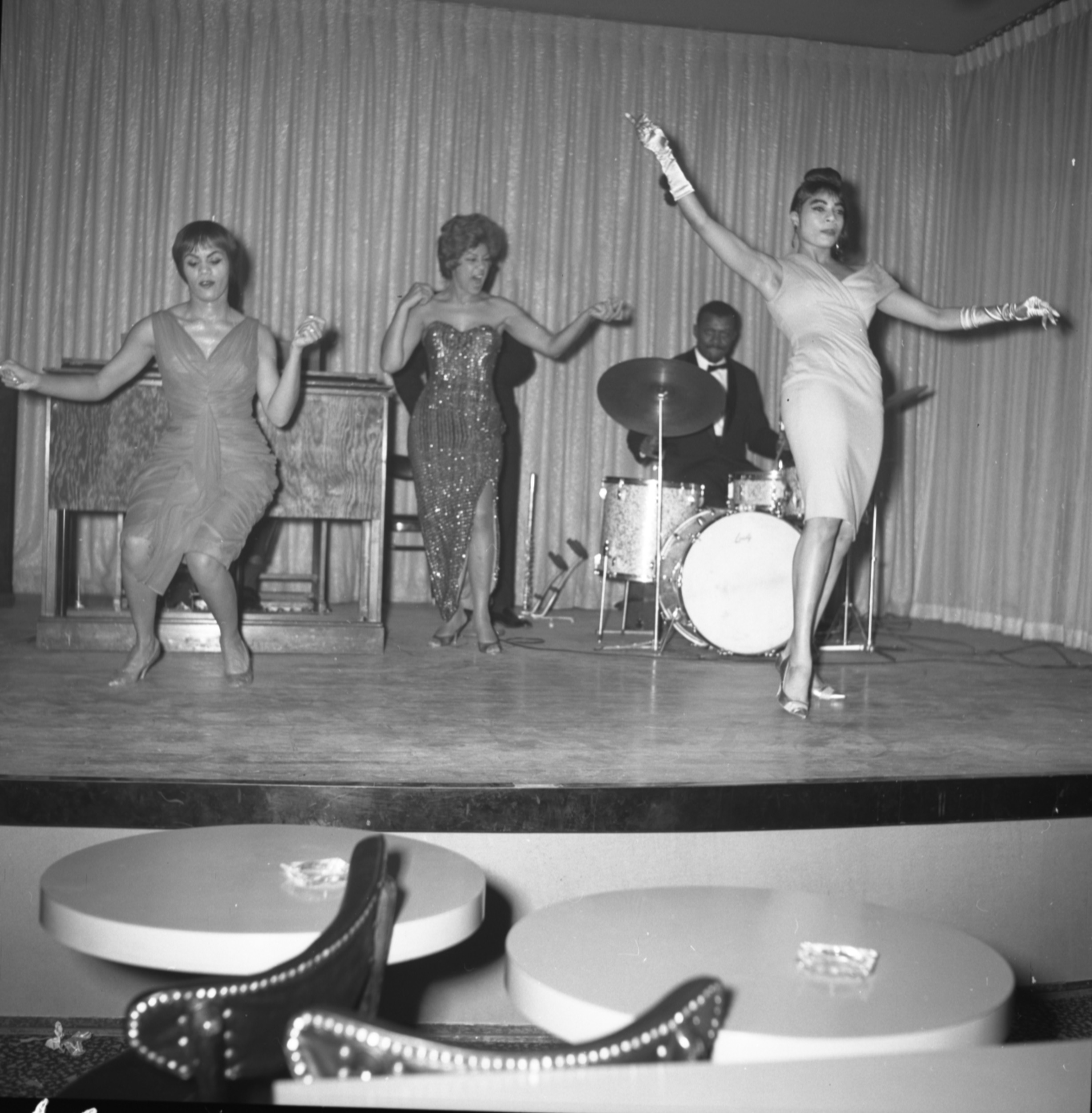 Film negative of the Carver House talent show, January 24, 1962