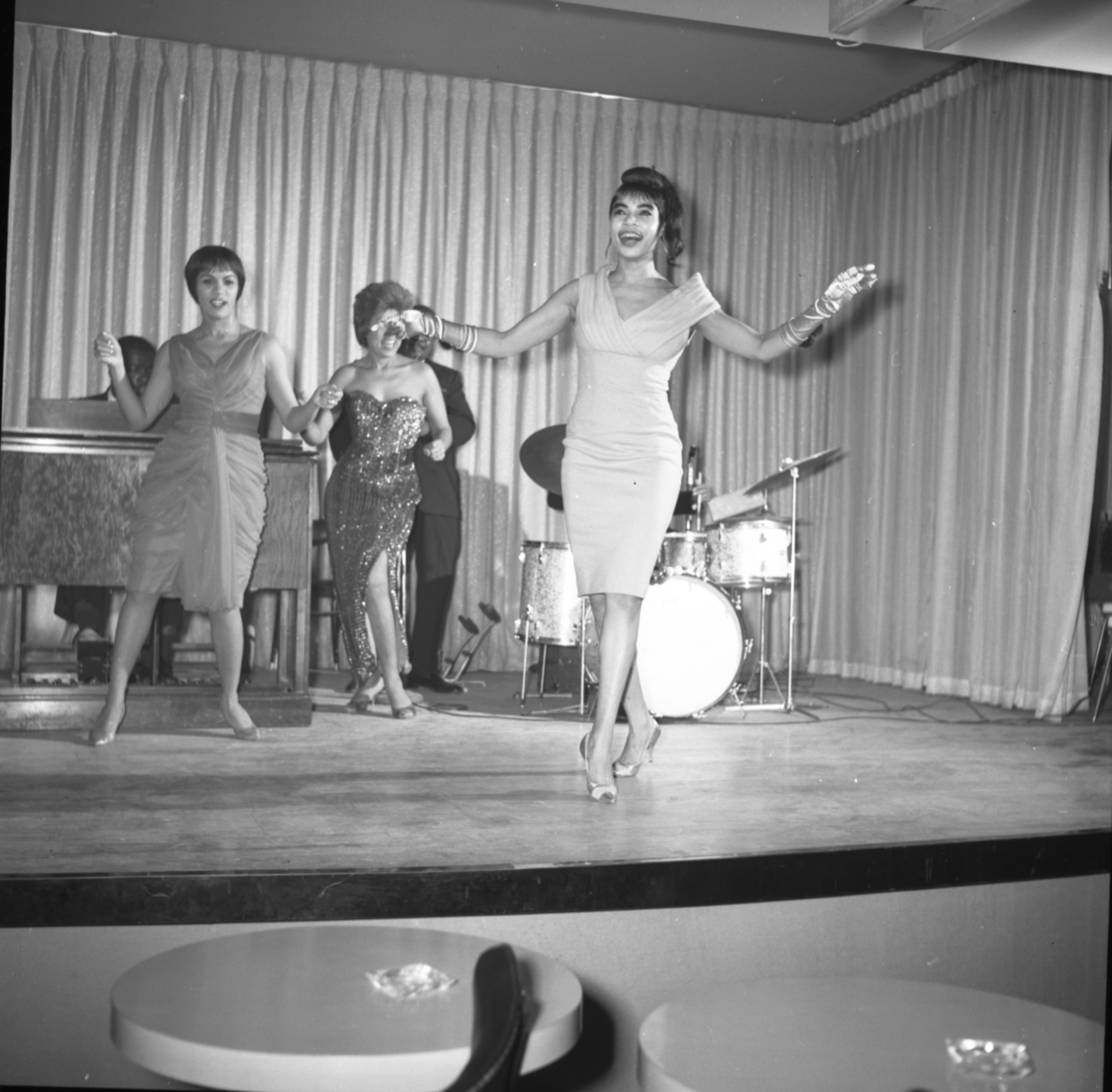 Film negative of the Carver House talent show, January 24, 1962