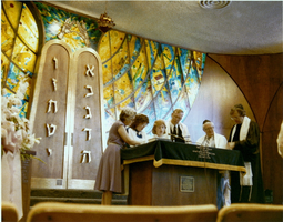 Photograph of Dani Rentchler-Ramage at Bat Mitzvah, circa 1985