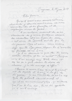 Letter from Vivette Bally (nee Cittone) to Maurice Behar, June 18, 2014