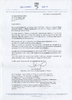 Letter from Irena Steinfeldt to Maurice Halfon-Behar, recognition for Marie Cazaux by Yad Vashem, November 3, 2015