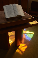 Photograph of Steinberg Chapel at Temple Beth Sholom, Las Vegas, Nevada, February 17, 2016
