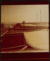 View of Massachusetts Institute of Technology (MIT) from across the Charles River, Boston, Massachusetts: panoramic photograph