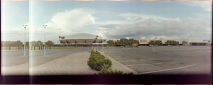 Las Vegas Convention Center Rotunda, North Hall, and South Hall, Las Vegas, Nevada: panoramic photograph