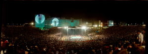 Sugar Ray Leonard vs. Thomas Hearns fight at Caesars Palace, Las Vegas, Nevada: panoramic photograph