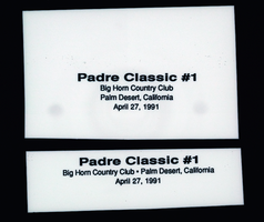 "Padre Classic #1, Big Horn Country Club, Palm Desert, California" textual overlay