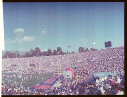 Super Bowl XXVII: the Michael Jackson halftime show, Pasadena, California: panoramic photograph