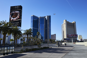 Fountainbleau Las Vegas Sits Dormant, Las Vegas, Nevada: digital photograph