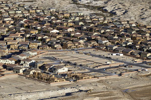 Pardee Homes Eldorado under construction, North Las Vegas, Nevada: digital photograph