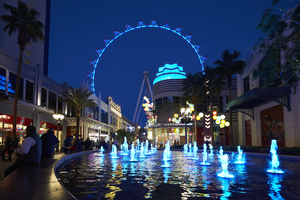 The Link at Dusk, Las Vegas, Nevada: digital photograph