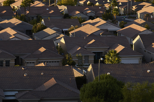 Sun City MacDonald Ranch as seen from the City View Trail, Henderson, Nevada: digital photograph