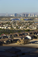 Las Vegas Valley with Copper Ridge development, Spring Valley Township, Nevada: digital photograph