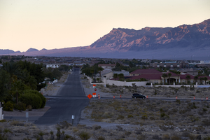 Sheep Mountain Range, Las Vegas, Nevada: digital photograph