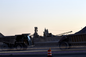 Construction equipment, Las Vegas, Nevada: digital photograph