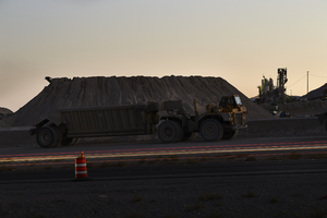 Construction equipment, Las Vegas, Nevada: digital photograph