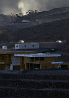 Upscale single family homes under construction in the Ascaya development, Henderson, Nevada: digital photograph