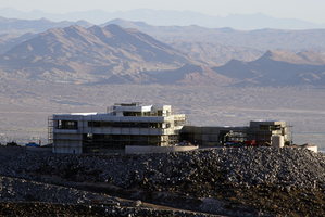Development of upscale homes in mountains, Henderson, Nevada: digital photograph
