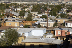 Original townsite homes, Henderson, Nevada: digital photograph